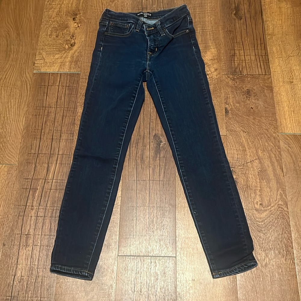 J Crew skinny jeans, high waist dark wash - size 24